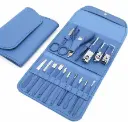 16Pcs Manicure Set Stainless Steel Nail Clippers Kit