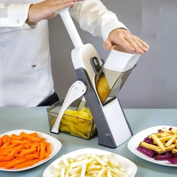 Vegetable Chopper with Mandolin Slicer