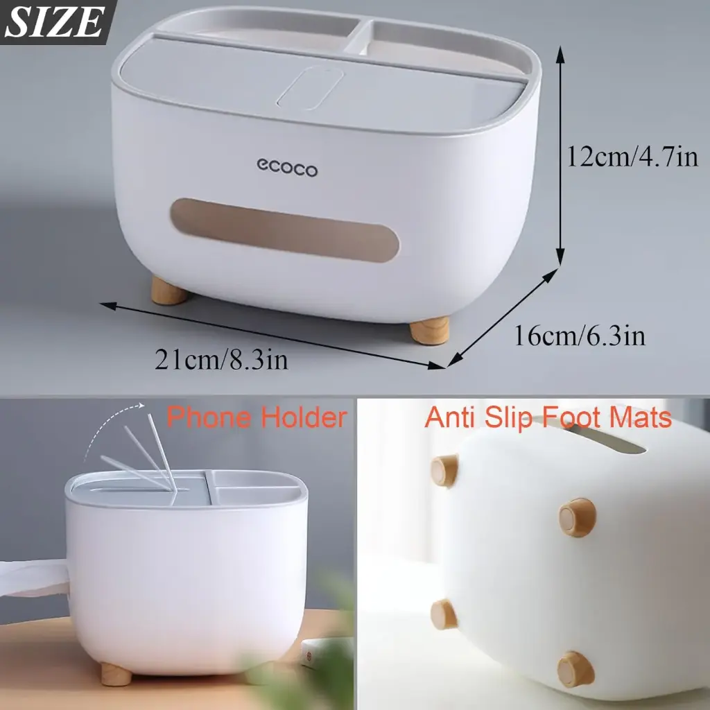 Ecoco Multifunctional Tissue Box
