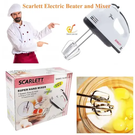  Electric Egg Beater and Mixer for Cake Cream 