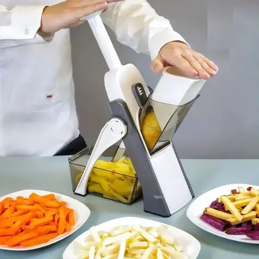 Vegetable Chopper with Mandolin Slicer